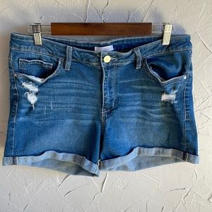 LC Lauren Conrad ripped Jean shorts